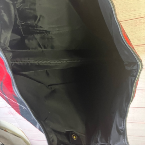 Victoria’s‎ Secret Plaid Sherpa Logo Travel Tote - Picture 3 of 5